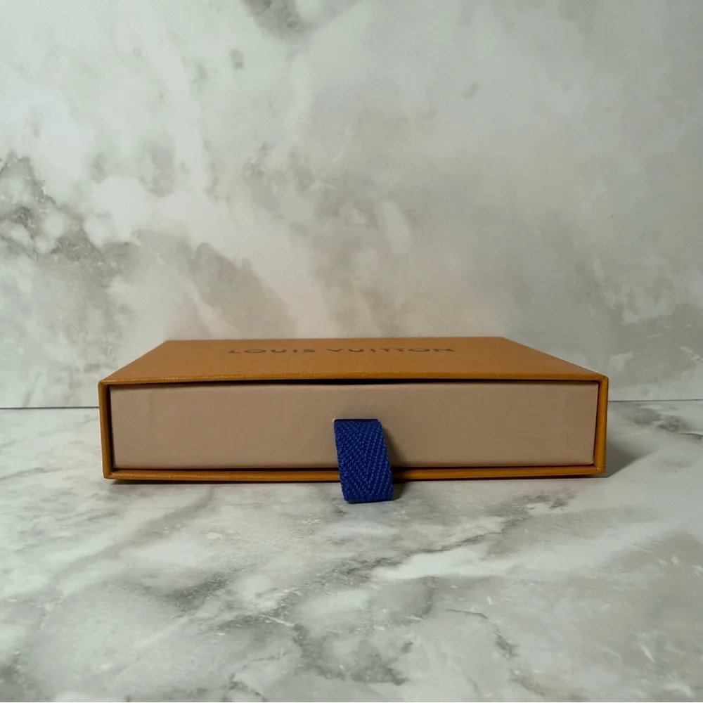 Louis Vuitton | Small Storage Box w/ Ribbon | Orange | 1.1